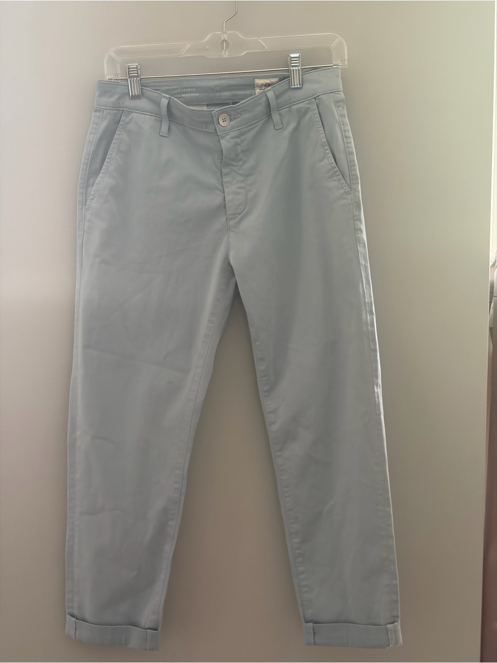 Ag Adriano Goldschmied Women’s Caden Tailored Trouser in Light Blue